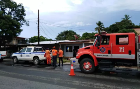 Tres casas afectadas a causa de las fuertes lluvias caídas en Chitré