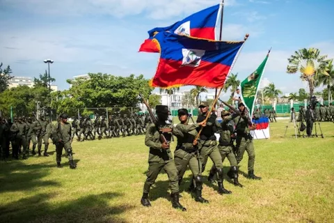 Encarcelan un mes a un dominicano que usó bandera haitiana en cajas de pizza