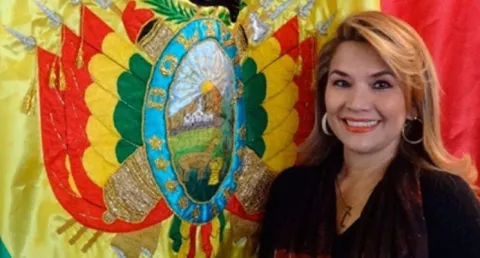 Opositora Áñez está dispuesta a asumir un Gobierno de "transición" en Bolivia