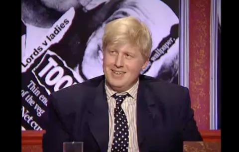 Boris Johnson llega al poder por la popularidad de un programa de tv.