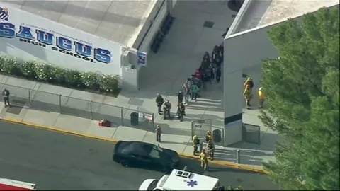 Seis heridos en un tiroteo en la escuela Santa Clarita de Los Ángeles