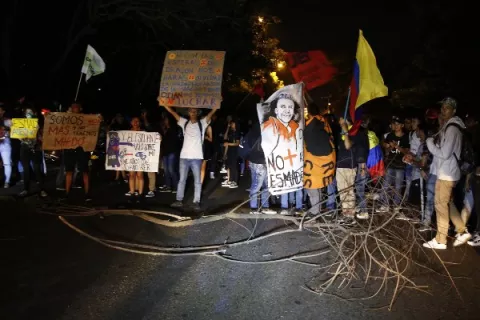 Colombianos se vuelcan hoy a las calles con otro paro nacional