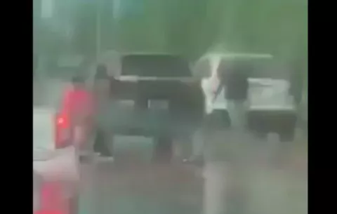 ¿Secuestro o tumbe? Atrapan a dos sujetos en confuso incidente en el corredor Sur