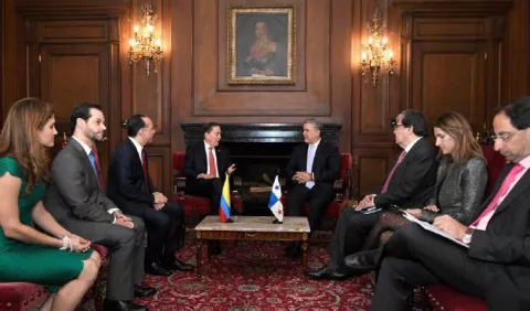 Acuerdos en seguridad y cultura logra Luarentino Cortizo en visita a Colombia