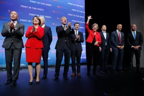 Según Forbes: Multimillonarios apuestan por los candidatos Harris, Booker y Biden en primarias demócratas