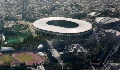 El estadio Olímpico de Tokio, listo para los Juegos de 2020