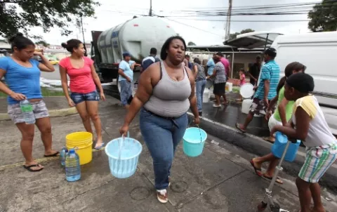 Potabilizadora de Chilibre opera al 50%, Farallón, Ocú, la Minas, Los Pozos y Pesé están sin agua
