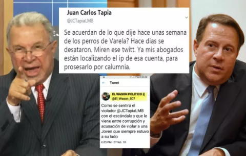 'VarelaLeaks': Juan Carlos Tapia llama cobarde a Juan Carlos Varela y amenaza con demandarlo