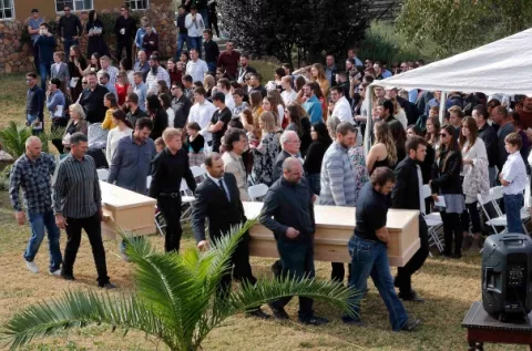 México: Funeral de los mormones en medio de fuertes medidas de seguridad