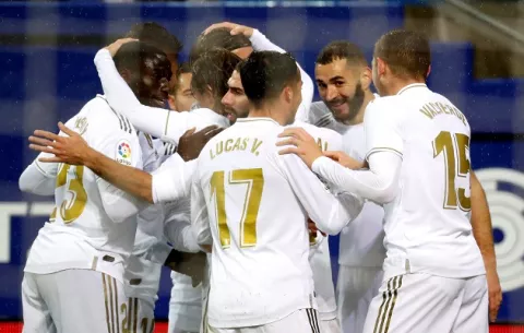Real Madrid pasa la aplanadora sobre el Eibar en la Liga española