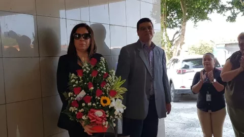 En Las Tablas, reciben con honores a la nueva magistrada suplente