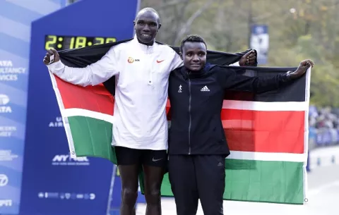 Kenianos imponen su ley en el Maratón de Nueva York 