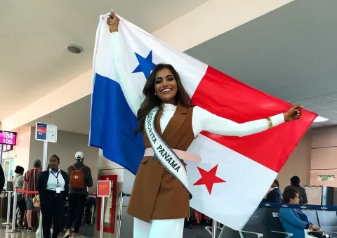 Mehr Eliezer, Señorita Panamá 2019, viajó a Atlanta para el Miss Universo 2019