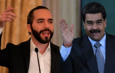'Un rollo de papel higiénico no nos cuesta el salario de un mes", guerra de palabras entre Nayib Bukele y Nicolás Maduro