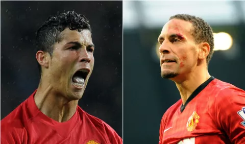 Rio Ferdinand vio salir 10 personas de la habitación de Cristiano Ronaldo