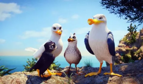 Una película de aves, con mensajes de superación