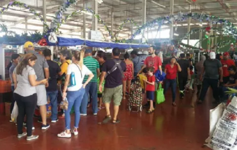 Bajos precios mejoran las ventas en  diciembre en el mercado público
