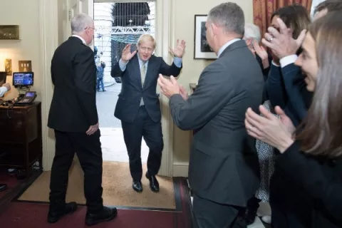 Boris Johnson es investido de nuevo primer ministro del Reino Unido
