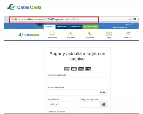 Cable Onda alerta a sus clientes de nueva modalidad de fraude