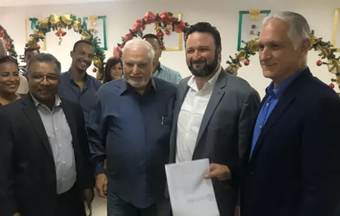 Francisco Ameglio, padre e hijo, se inscribieron en el partido Cambio Democrático
