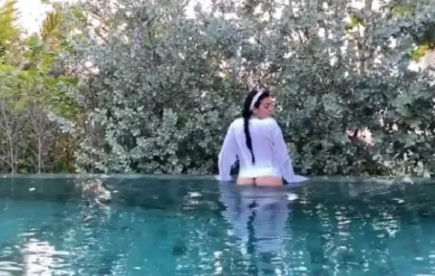Georgina Rodríguez incendia las redes con su candente video en la piscina 