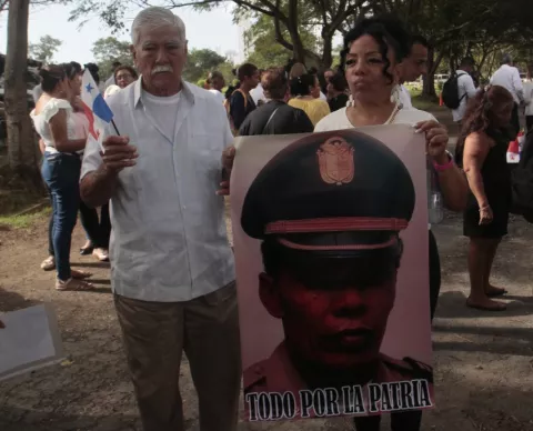 'Mi papá vivía y moría por su patria amada, Panamá'
