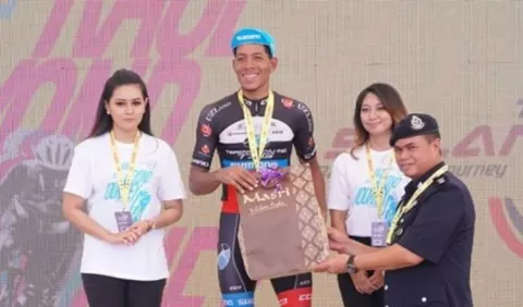 Panameño Cristopher Jurado fue segundo en la cuarta etapa de un Tour en Malasia