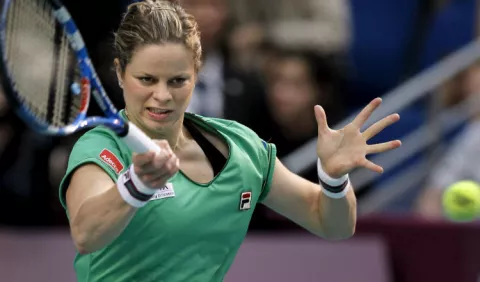 La tenista belga Kim Clijsters vuelve a la pista en México