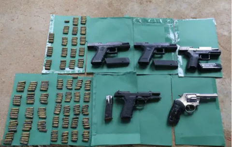Decomisan más armas y municiones en los pabellones 11 y 12 de La Joyita
