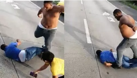 Taxista sigue libre, tras propinarle una golpiza a otro conductor en la víspera de Navidad