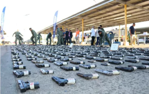 Autoridades destruyen 589 armas de fuego decomisadas en operativos 