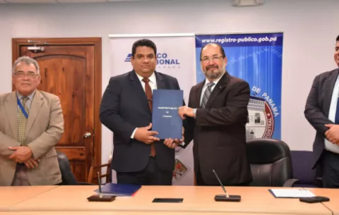 Banco Nacional firma convenio con Registro Público para agilizar trámites  de clientes