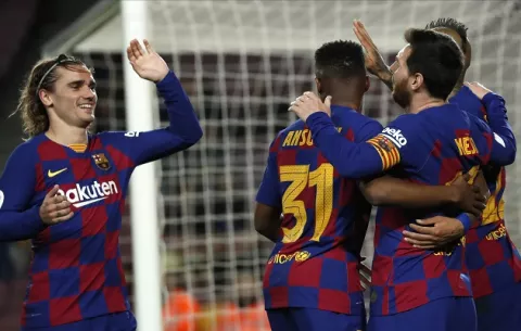 Barcelona golea y va por buen camino a jucio de  Griezmann
