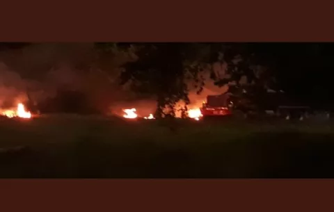 Explota camión bomba frente a una base de la Fuerza Aérea de Colombia