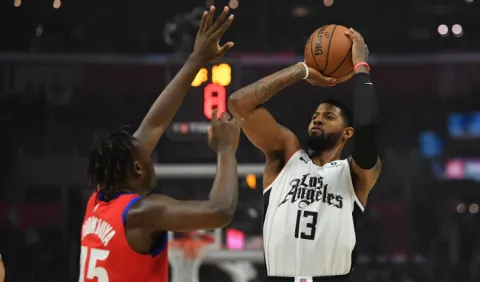 Los Clippers, sin Paul George, sacuden a los Pistons