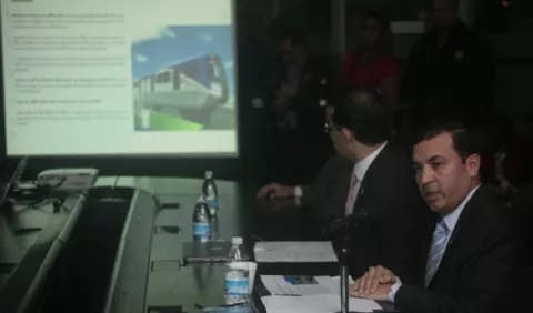 Pasaron 45 días para que acto de Línea 3 del metro avanzara