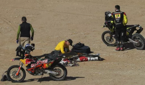 Motociclista portugués muere en un accidente en el Rally de Dakar 