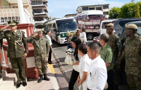 Despiden en Las Tablas a unidad del Senafront fallecido accidentalmente en Darién
