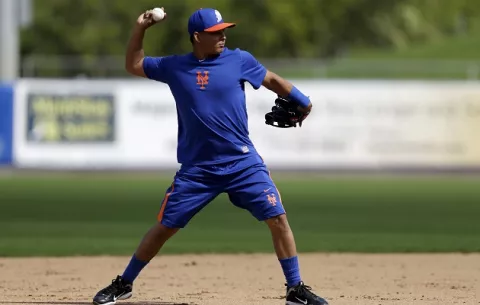 Rubén Tejada está en carrera para regresar a las Grandes Ligas, ahora con los Azulejos