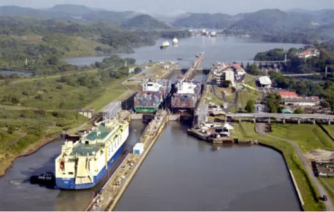 Entra en vigencia el cobro por agua dulce en el Canal de Panamá