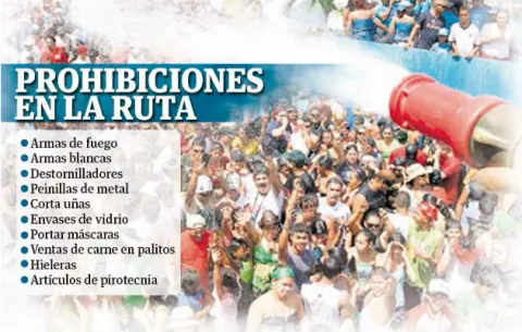 Autoridades toman medidas para el Carnaval