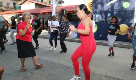 Ellos celebraron con  Colón  sus 168 años