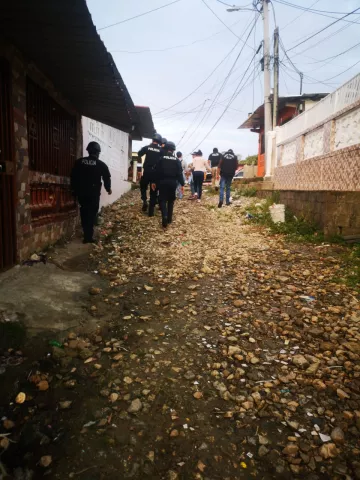 La Policía Nacional y el Ministerio Público se toman varios sectores de Colón