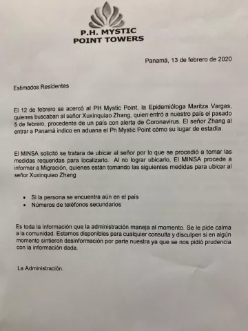 Pasajero chino que evadió controles de salud en Panamá será sancionado