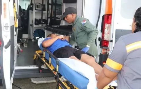 Hombre con problema urinario es evacuado en helicóptero de las montañas de Colón