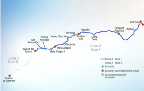 Línea 3 del Metro podría estar lista en unos  54 meses