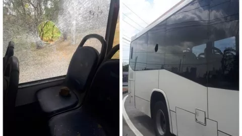 ¡Desalmados! Hieren de una pedrada en la cabeza a mujer que viajaba en metrobus