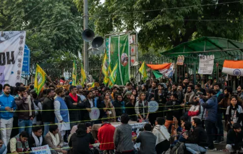 Aishe Ghosh: es el rostro de la protesta más grande en India