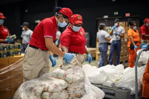 Coronavirus en Panamá: Empiezan a distribuir bolsas de comida del Programa Panamá Solidario