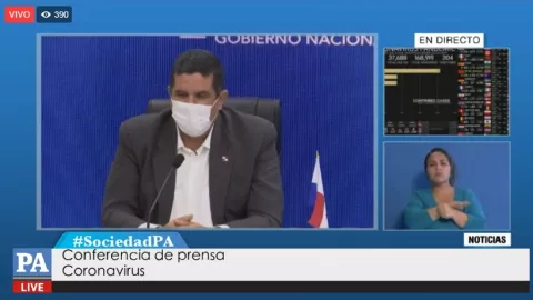 [EN VIVO] Gobierno presenta informe de últimos casos de COVID-19 en Panamá